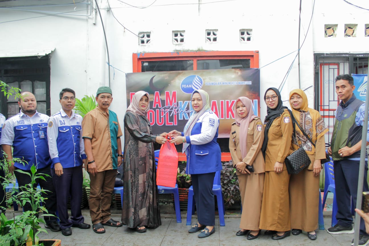 Safari Ramadan Berlanjut, Perumda Air Minum Kota Makassar Berkunjung ke Manggala 